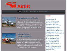 Tablet Screenshot of airlift.se